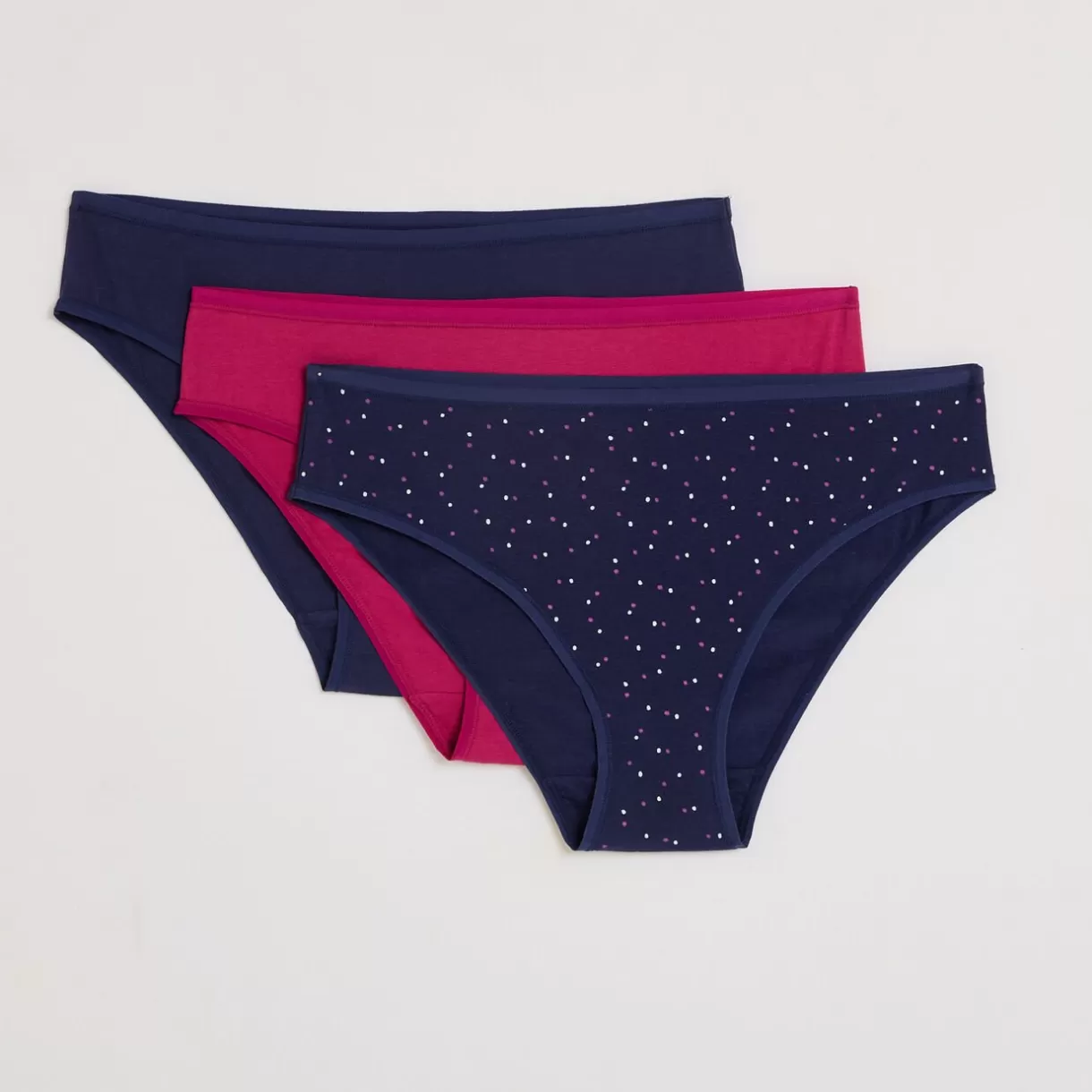 Culottes<GERALDINE LOT DE CULOTTES X3 MULTICOLOR