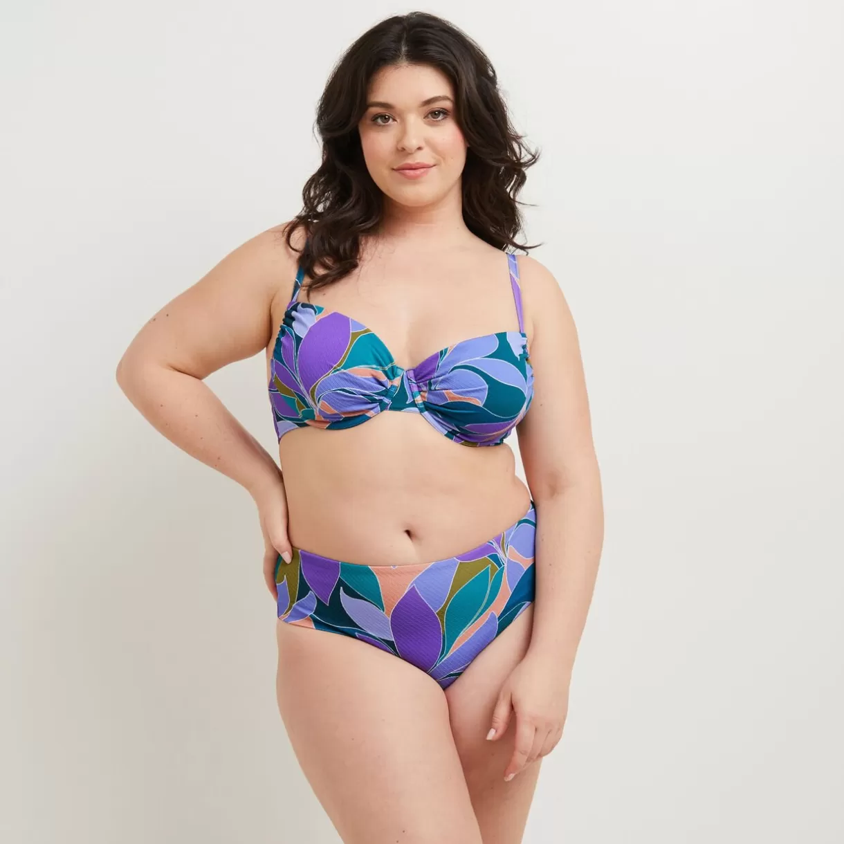 Maillot De Bain 2 Pièces<MONICA MAILLOT DE BAIN CULOTTE HAUTE MULTICOLOR