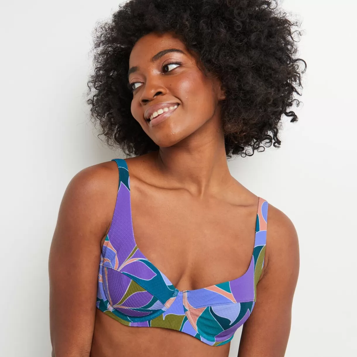 Maillot De Bain 2 Pièces<MONICA MAILLOT DE BAIN EMBOIT FOULARD MULTICOLOR