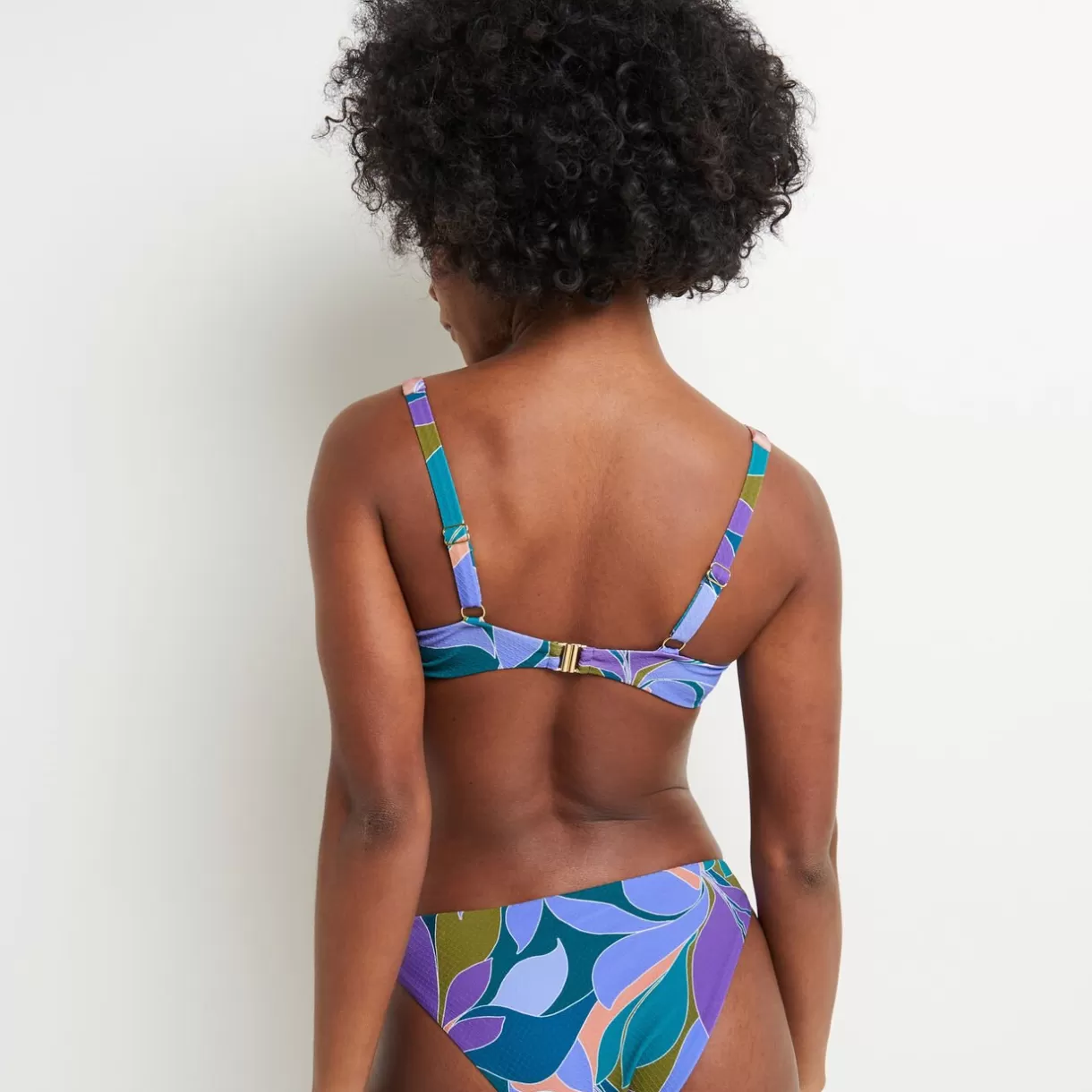 Maillot De Bain 2 Pièces<MONICA MAILLOT DE BAIN EMBOIT FOULARD MULTICOLOR