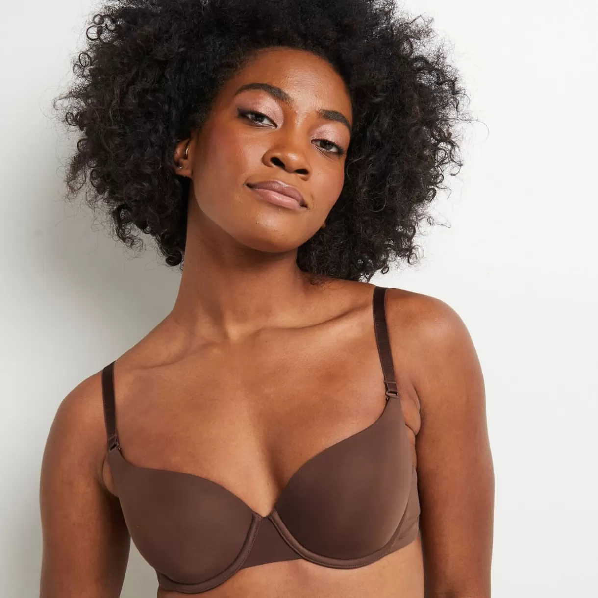 Soutien-gorge Ampliforme / Foulard | Poitrine Généreuse (bonnets E, F Et G)<PERFECT SOUTIEN-GORGE AMPLIFORME MICROFIBRE MARRON